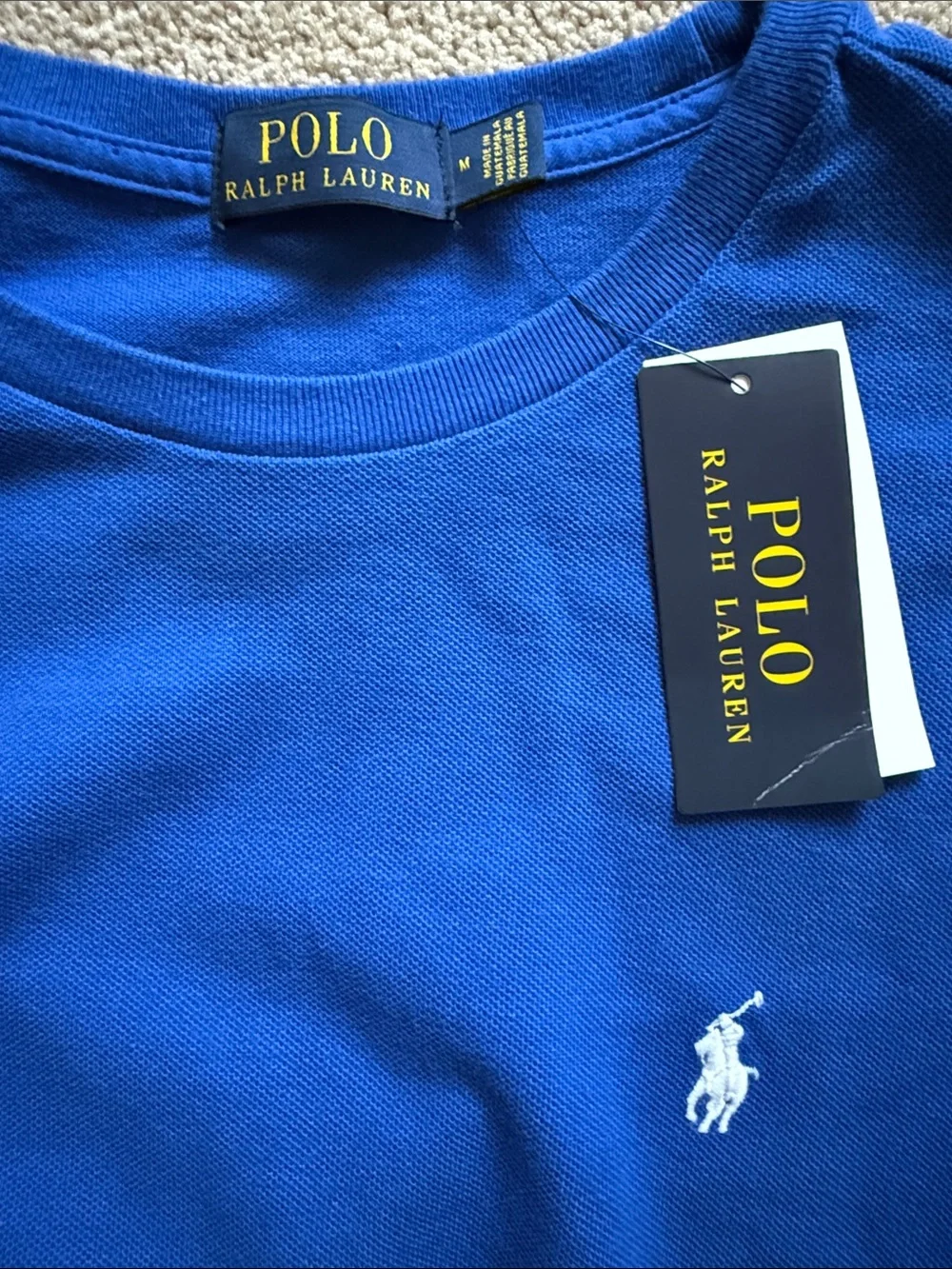 Polo by Ralph Lauren Men’s Long-Sleeve Crew Neck Shirt - Blue